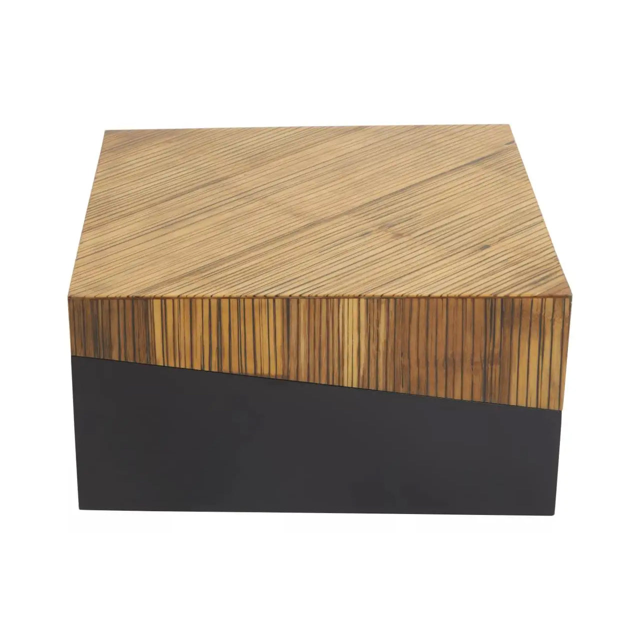 Gabor Square Bamboo Coffee Table In Natural