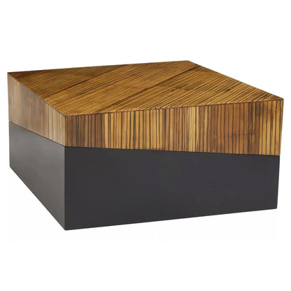 Gabor Square Bamboo Coffee Table In Natural
