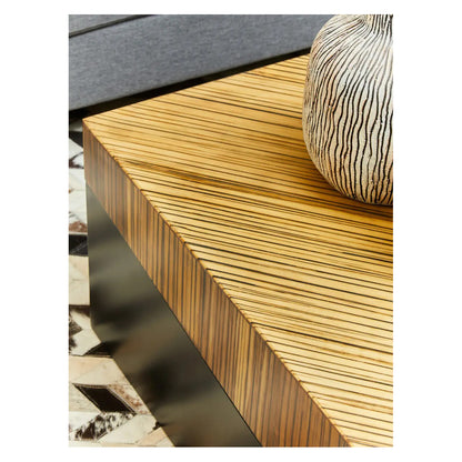 Gabor Square Bamboo Coffee Table In Natural