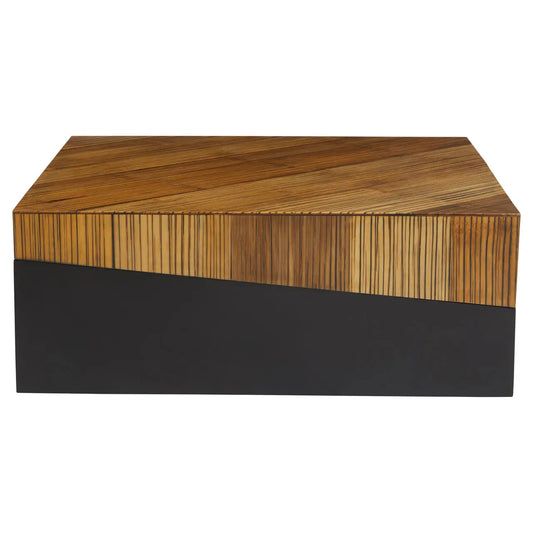 Gabor Large Bamboo Coffee Table In Natural