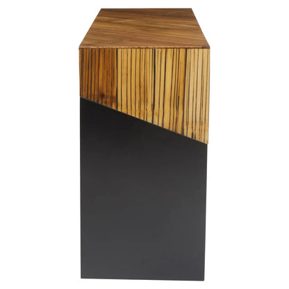 Gabor Bamboo Console Table In Natural