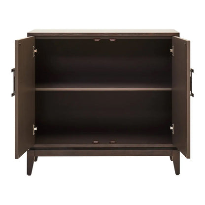 Dimaro Wooden Sideboard With 2 Doors In Antique Grey