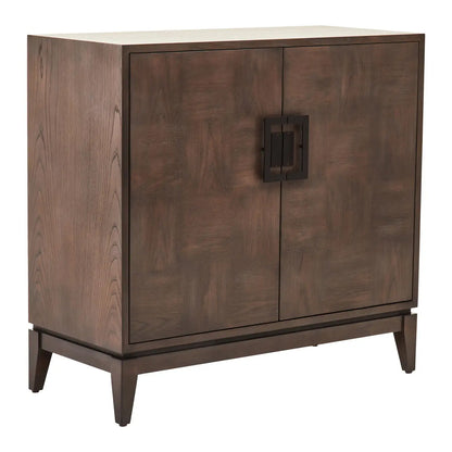 Dimaro Wooden Sideboard With 2 Doors In Antique Grey
