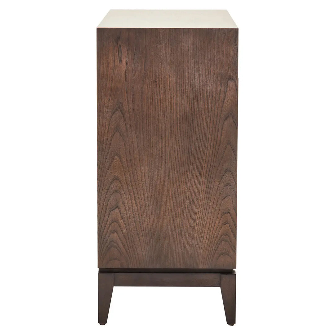 Dimaro Wooden Sideboard With 2 Doors In Antique Grey