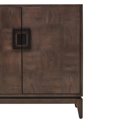 Dimaro Wooden Sideboard With 2 Doors In Antique Grey