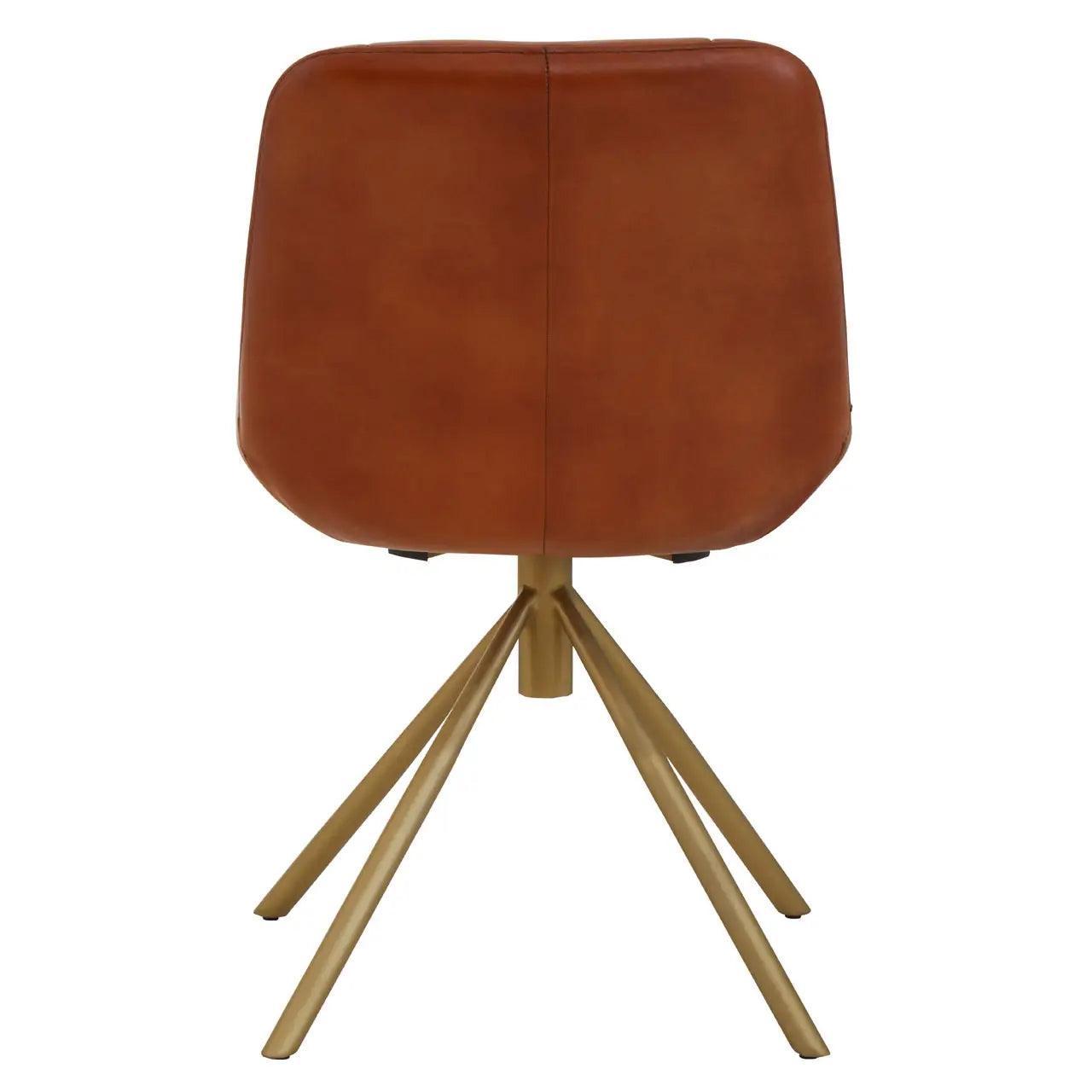 Buffalo Genuine Leather Accent Chair In Tan