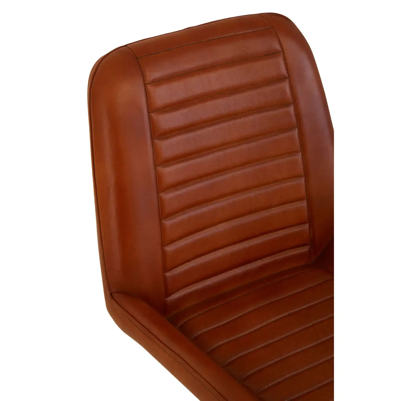 Buffalo Genuine Leather Accent Chair In Tan