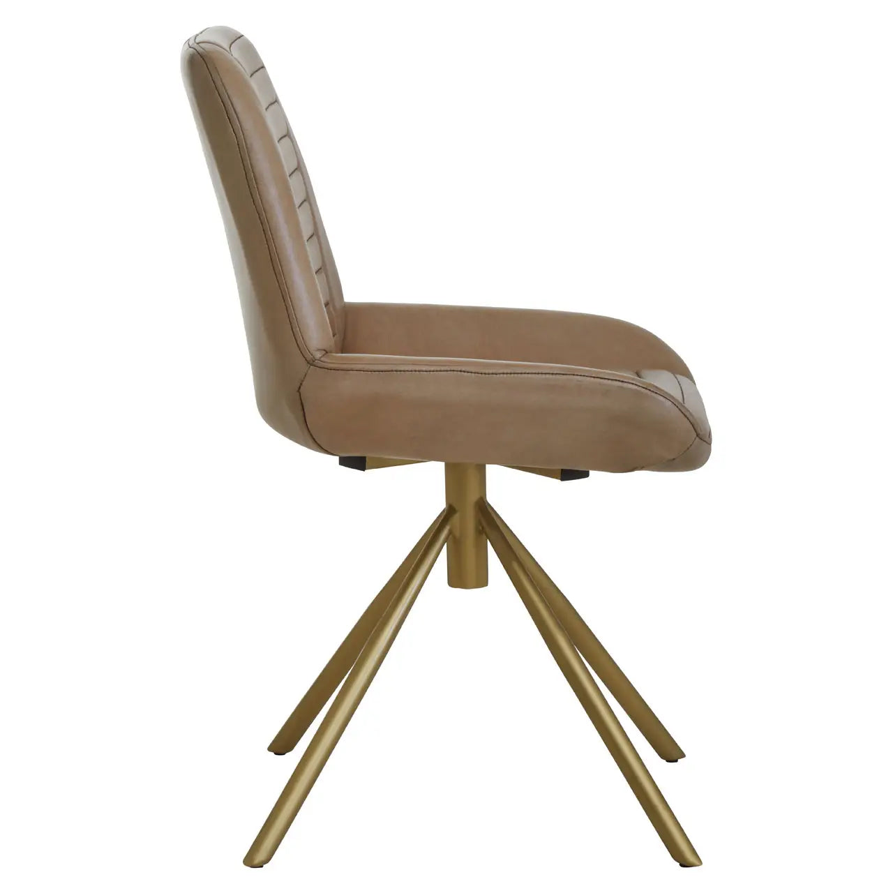 Buffalo Genuine Leather Accent Chair In Grey