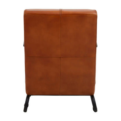 Buffalo Genuine Leather Armchair In Tan