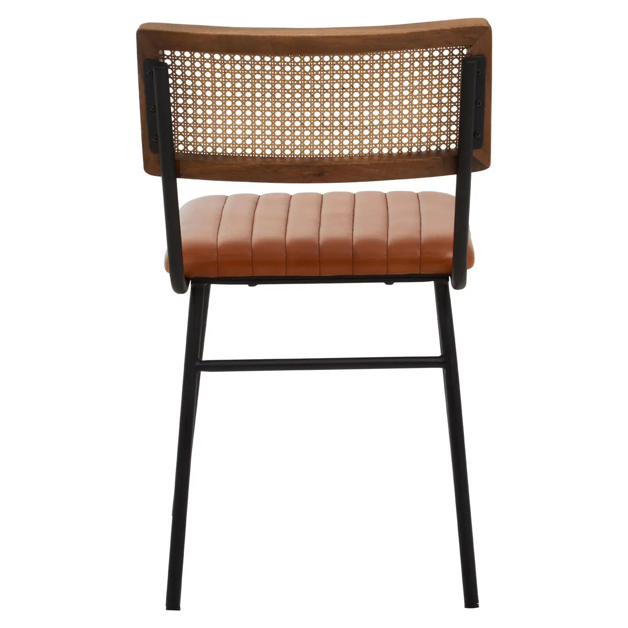 Buffalo Genuine Leather Dining Chair In Tan