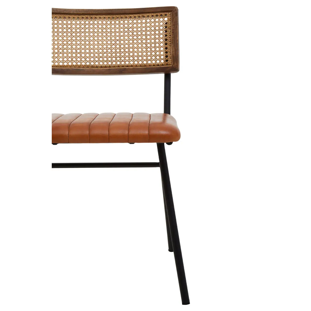 Buffalo Genuine Leather Dining Chair In Tan