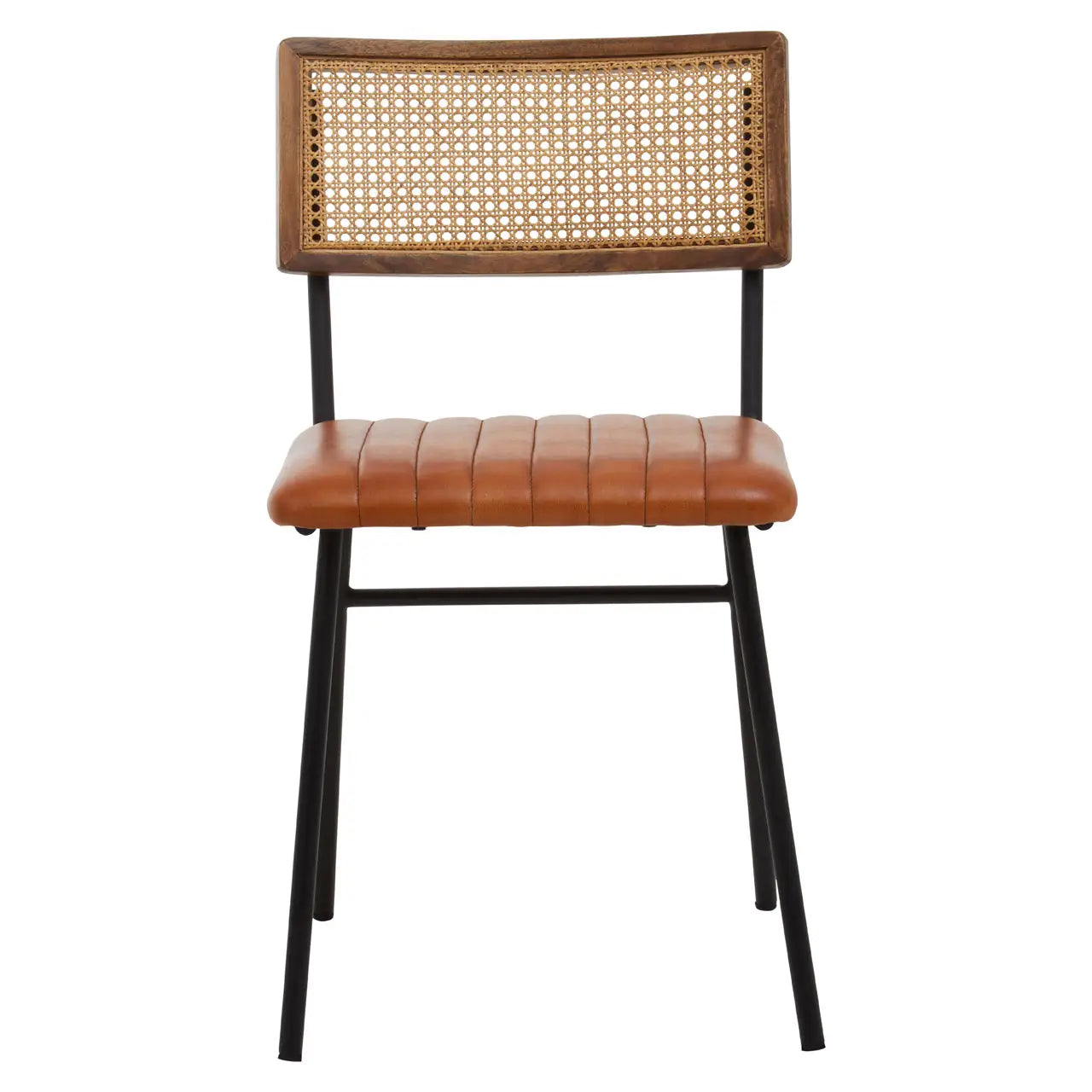 Buffalo Genuine Leather Dining Chair In Tan