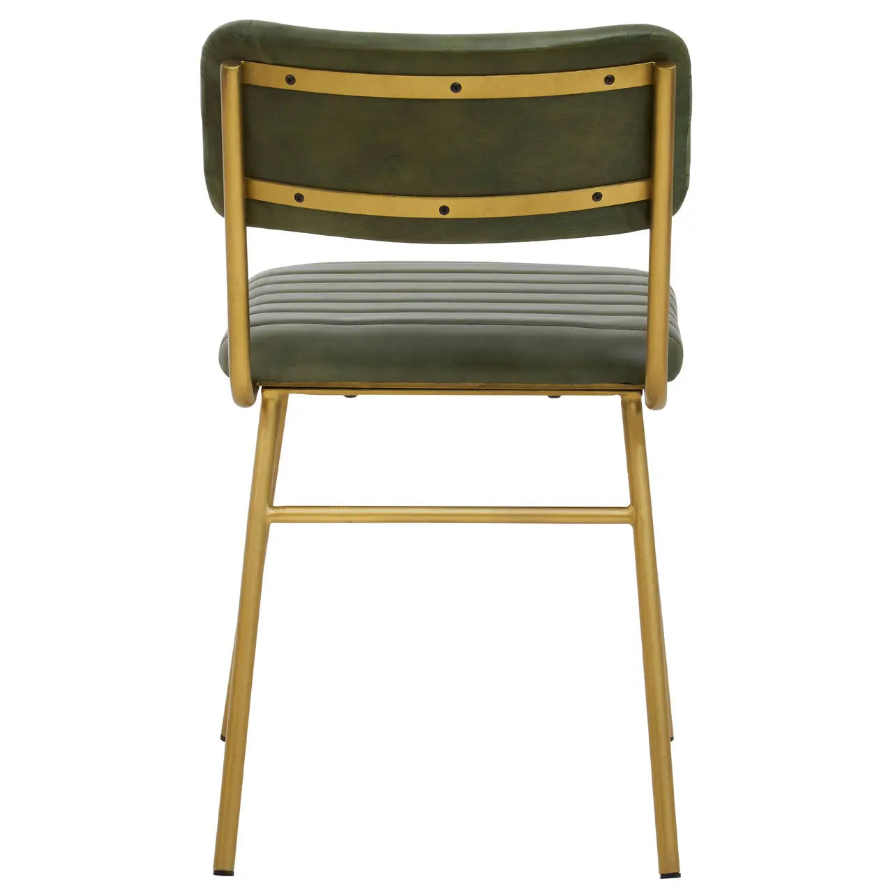 Buffalo Genuine Leather Dining Chair In Green