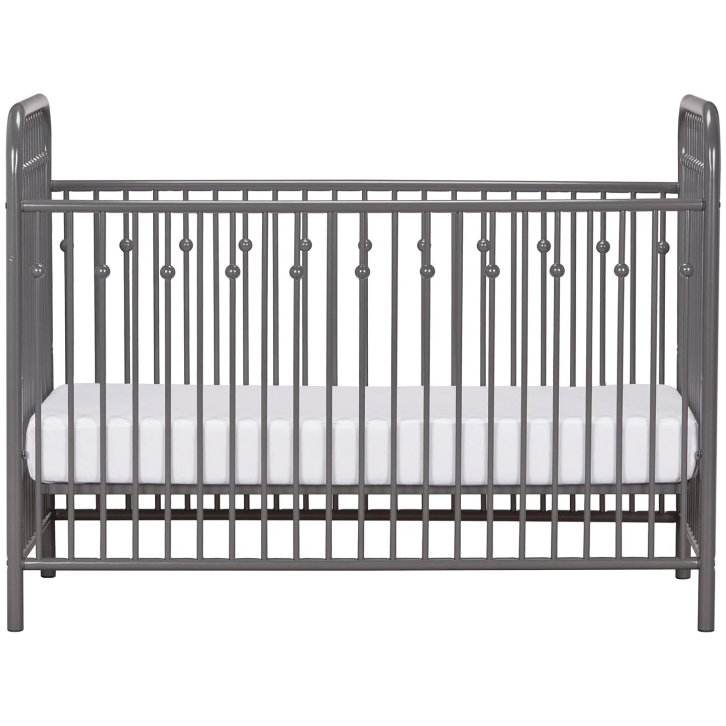 Monarch Hill Ivy Metal Baby Crib Cot Bed In Grey