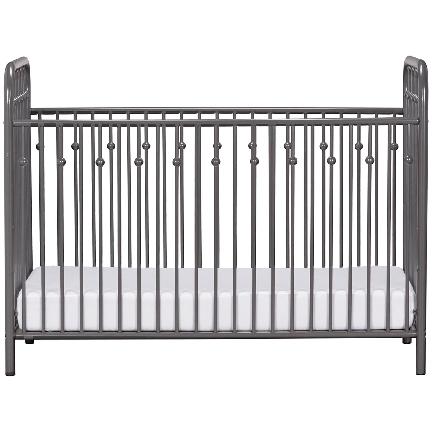 Monarch Hill Ivy Metal Baby Crib Cot Bed In Grey