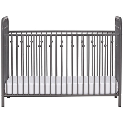 Monarch Hill Ivy Metal Baby Crib Cot Bed In Grey