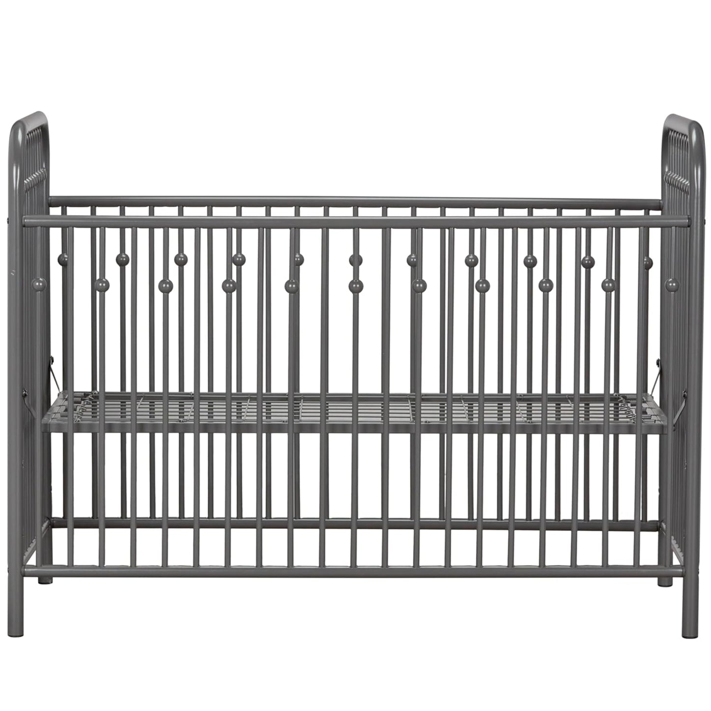 Monarch Hill Ivy Metal Baby Crib Cot Bed In Grey