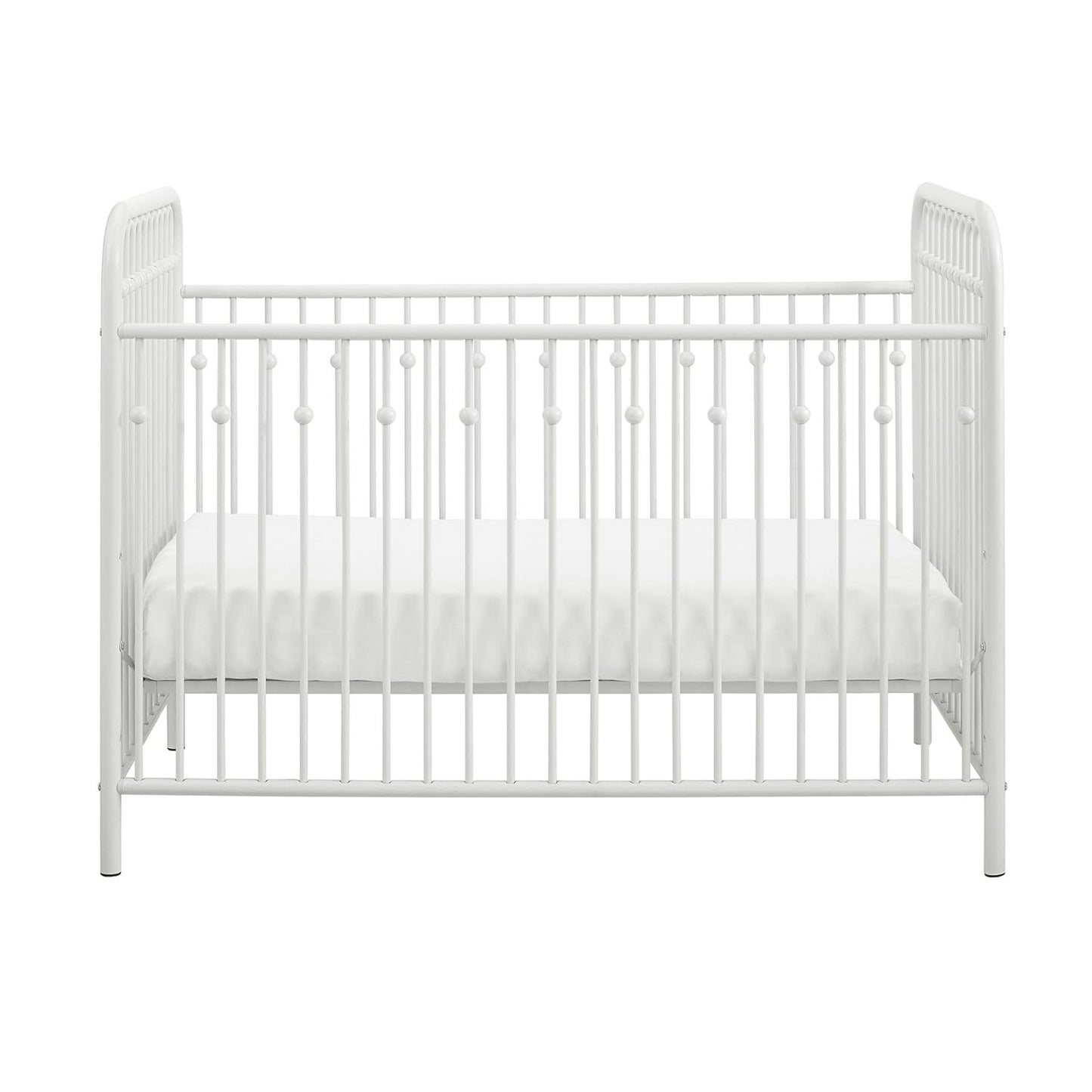 Monarch Hill Ivy Metal Baby Crib Cot Bed In Off White