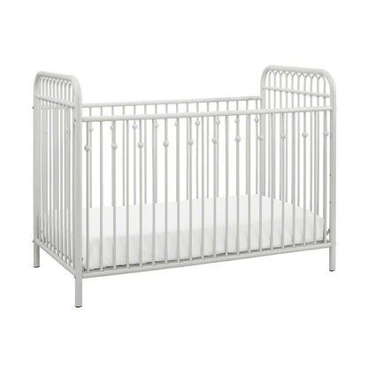 Monarch Hill Ivy Metal Baby Crib Cot Bed In Off White