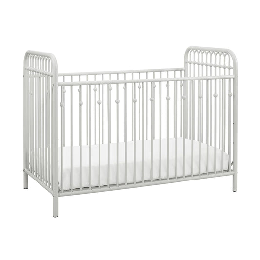 Monarch Hill Ivy Metal Baby Crib Cot Bed In Off White