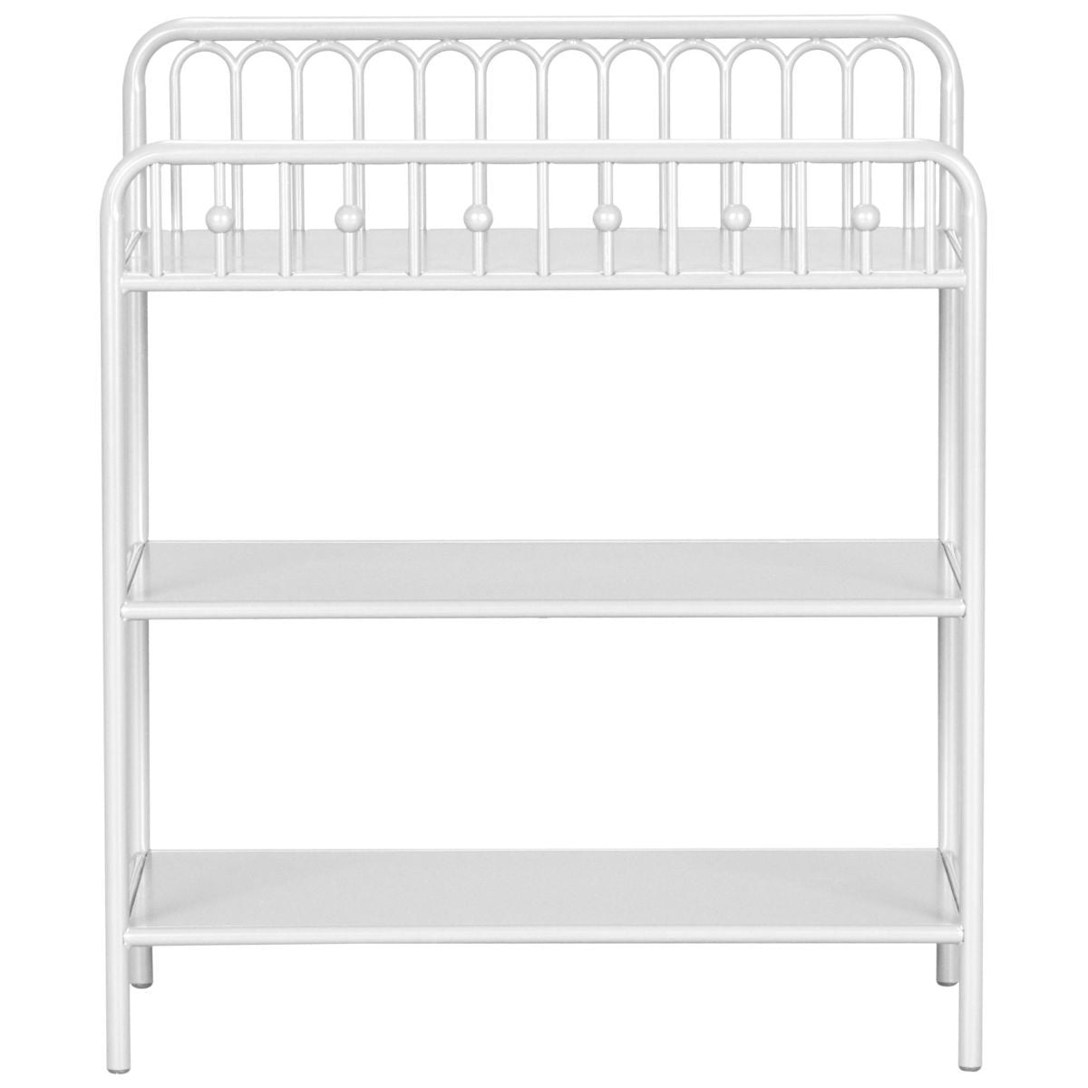 Monarch Hill Ivy Metal Baby Clothes Changing Table In Off White