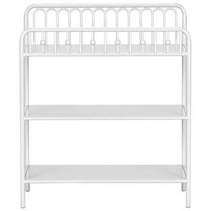 Monarch Hill Ivy Metal Baby Clothes Changing Table In Off White