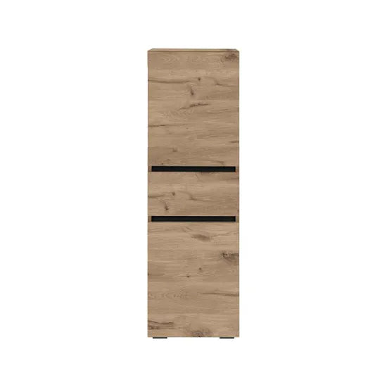 Wisla Wall Wooden Bathroom Storage Cabinet In Viking Oak
