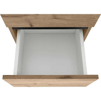 Wisla Wall Wooden Bathroom Storage Cabinet In Viking Oak