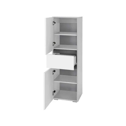 Wisla Wall Wooden Bathroom Storage Cabinet In White