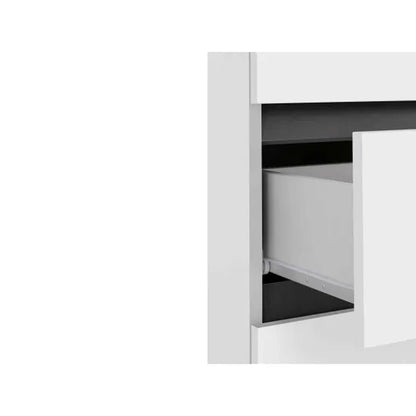 Wisla Wall Wooden Bathroom Storage Cabinet In White