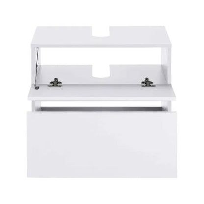 Wisla Large Wooden Bathroom Vanity Unit With 2 Doors In White