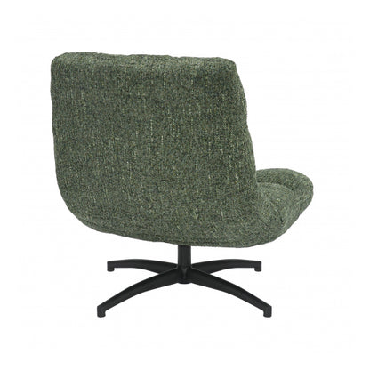 Chillax Tactile Textured Fabric Lounge Chair In Green