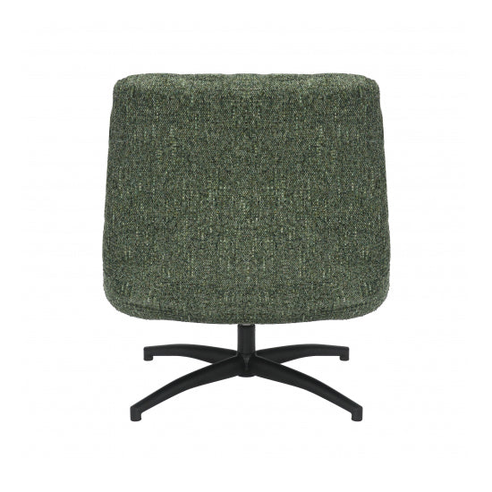 Chillax Tactile Textured Fabric Lounge Chair In Green