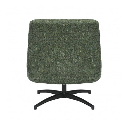 Chillax Tactile Textured Fabric Lounge Chair In Green