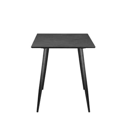 Monza Rectangular 120cm Wooden Dining Table In Fishbone Grey Oak
