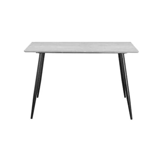 Monza Rectangular 120cm Wooden Dining Table In Stone Effect