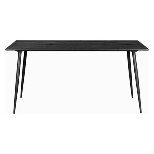 Monza Rectangular 120cm Wooden Dining Table In Black