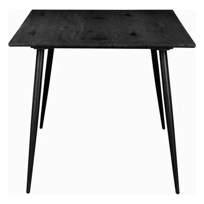 Monza Rectangular 120cm Wooden Dining Table In Black