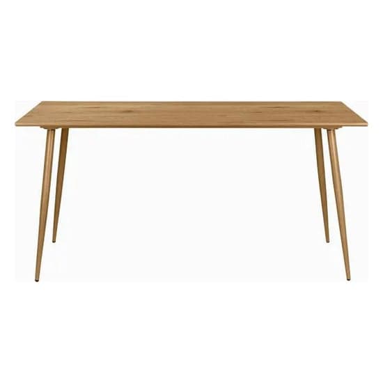 Monza Rectangular 120cm Wooden Dining Table In Oak