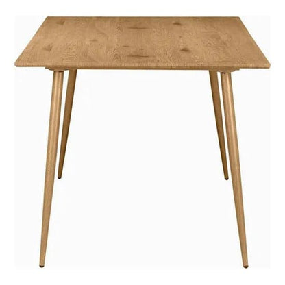 Monza Rectangular 120cm Wooden Dining Table In Oak