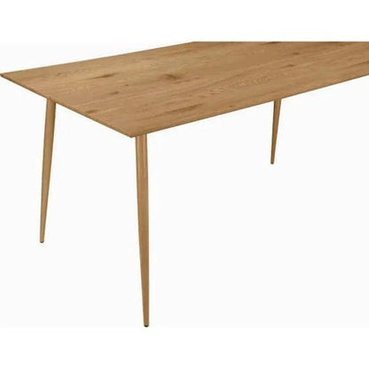 Monza Rectangular 120cm Wooden Dining Table In Oak