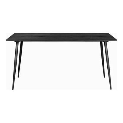 Monza Rectangular 160cm Wooden Dining Table In Black