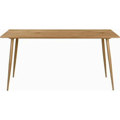 Monza Rectangular 160cm Wooden Dining Table In Oak