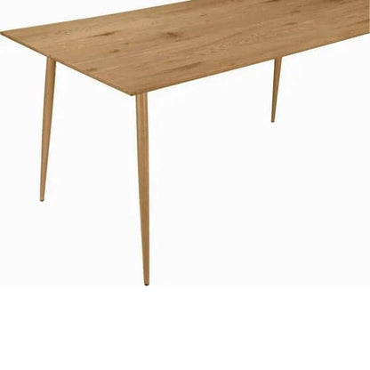 Monza Rectangular 160cm Wooden Dining Table In Oak
