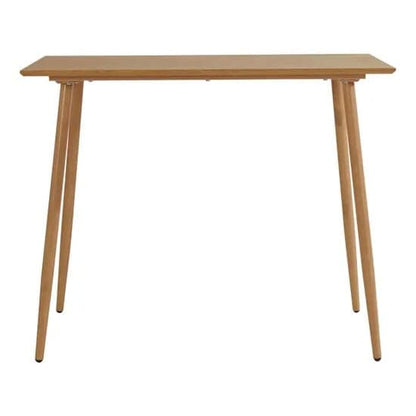 Monza Rectangular Wooden Bar Table In Oak