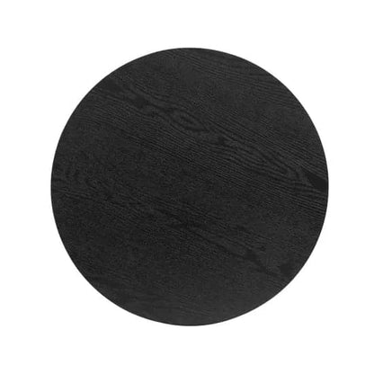 Monza Round Wooden Bar Table In Black