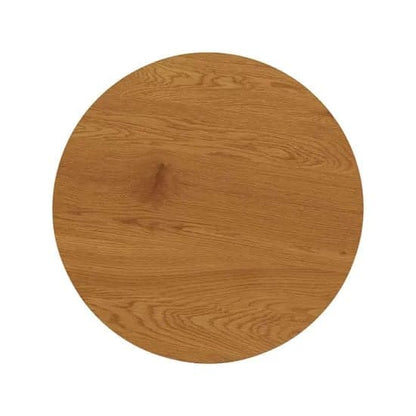 Monza Round Wooden Bar Table In Oak