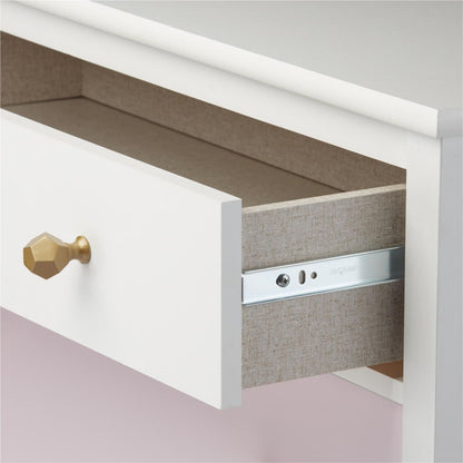 Monarch Hill Poppy Wooden Chest Of 3 Drawers With Changing Table In White