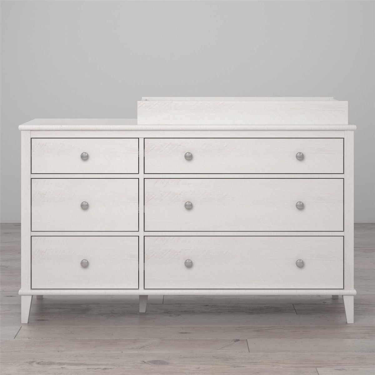 Monarch Hill Poppy Wooden Chest Of 6 Drawers With Changing Table In White