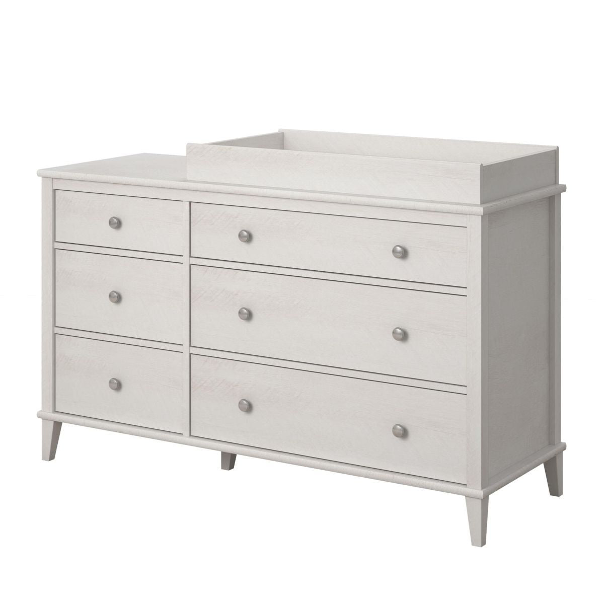 Monarch Hill Poppy Wooden Chest Of 6 Drawers With Changing Table In White